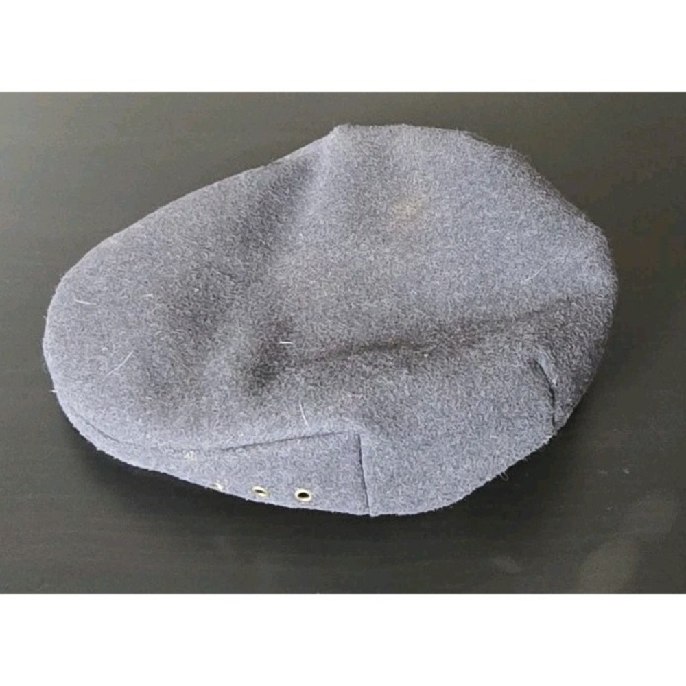 Woolrich Newsboy Hat Cabbie Hat Sz Large Grey Polyester Wool Blend Flat Cap - Picture 2 of 6